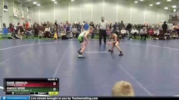 85 lbs Round 5 (6 Team) - Dane Arnoldi, Wyoming Brown vs Madux Risse, South Dakota Thunder