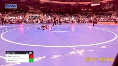 49 lbs Semifinal - Nixon Mendoza, MANTANONA-TC vs Kristopher Henry, Powerhouse Wrestling