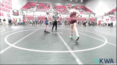 110 lbs Quarterfinal - Reed Nichols, Rough Riders vs Hunter Brannon, Noble Takedown Club