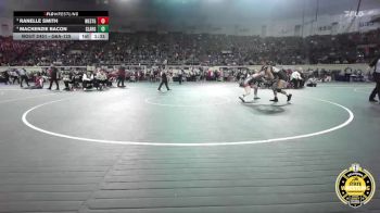 G6A-125 lbs Cons. Semi - Mackenzie Bacon, Claremore-Girls vs Ranelle Smith, Westmoore-Girls