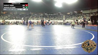 142 lbs Consolation - Kaisley Taber, Hennessey Takedown Club vs Natalie Lattimer, Pittsburg Wrestling Club