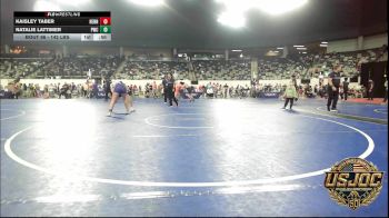 142 lbs Consolation - Kaisley Taber, Hennessey Takedown Club vs Natalie Lattimer, Pittsburg Wrestling Club