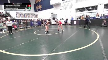 125 lbs Semifinal - Victoria Gonzalez, Garden Grove vs Emma Goodland, Eleanor Roosevelt