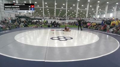 115 lbs Paisley Cottman, Oklahoma vs Isabella Galfetti, South Carolina