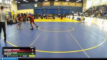 132 White 2nd Place Match - Gaetano Tedesco, Lake Gibson vs Quinyale Gore, Lake Gibson