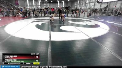 71 lbs Cons. Round 3 - Parker Fish, Mat Rats Rebooted Wrestling vs Cole Berger, Buzzsaw WC