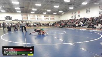 95 lbs Cons. Round 3 - Evan Cabreras, Lone Star Middle School vs Aron Mate, South Middle School