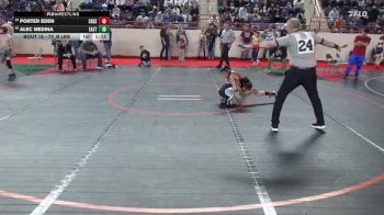 70_B lbs Round Of 64 - Porter Eden, Crestwood vs Alec Medina, Easton