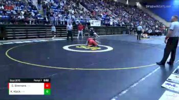 3 lbs Cons. Round 1 - Chloe Simmons, Tunstall vs Kaitlyn Klock, Caroline