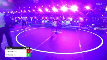 109 lbs 3rd Place - Easton Weidner, 2 Tuff Gym vs Brandon Chavez, New Mexico Bad Boyz