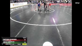 138 lbs Champ. Round 1 - Aidan Cornelius, West Springfield vs Matthew Schreiber, Letchworth Sr HS