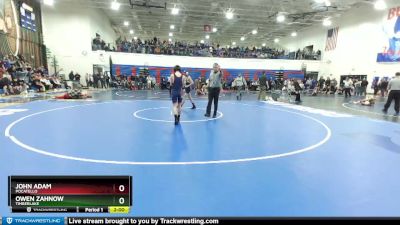 113 lbs Champ. Round 1 - Owen Zahnow, Timberlake vs John Adam, Pocatello