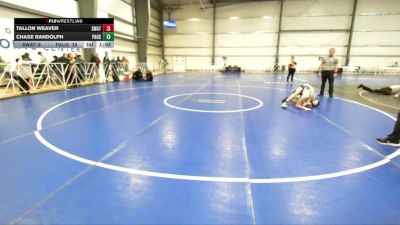 120 lbs Round 5 (3pm Friday) - Chase Randolph, PA USA vs Tallon Weaver, Michigan S.W.A.T.