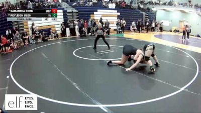 190 lbs. Cons. Semi - Samantha Diehl, Hampshire vs Reyleigh Liles, Broken Arrow