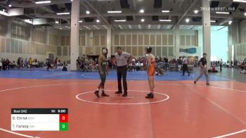 Consolation - Gavin Christ, Buies Creek RTC vs Talha Farooq, George Mason