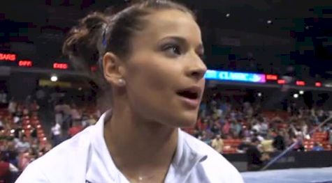 Alicia Sacramone after Competing Floor for the First time in 3 Years