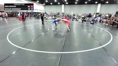 126 lbs Shea Richter, South Dakota Blue vs Nicolas Enzminger, Team North Dakota