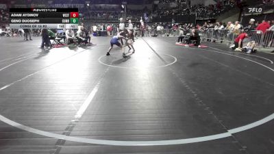 98 lbs Consi Of 16 #2 - Adam Aydinov, West Essex vs Geno DiJoseph, Cumberland