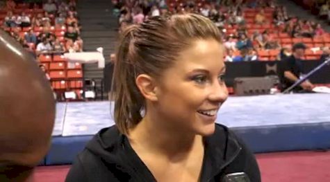 Shawn Johnson after Making her Comeback at the CoverGirl Classic