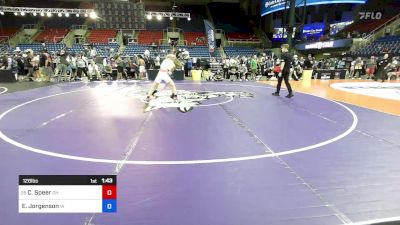 126 lbs Cons 16 #1 - Cole Speer, OH vs Easton Jorgenson, IA