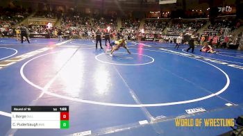 115 lbs Round Of 16 - Israel Borge, BullTrained vs Cael Puderbaugh, Bobcat Wrestling Club