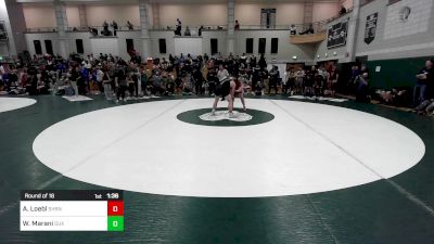 215 lbs Round Of 16 - Adam Loebl, Sharon vs Will Marani, Duxbury