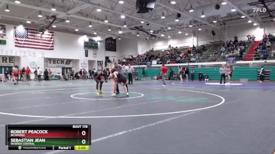 120 lbs Round 4 - Sebastian Jean, Warren Central vs Robert Peacock, Richmond