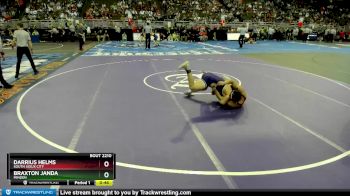 Cons. Round 1 - Darrius Helms, South Sioux City vs Braxton Janda, Minden