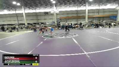 90 lbs Round 5 - Autum Encinas, Bulldog Wrestling Club vs Faith Rios, Idaho Gold Wrestlling