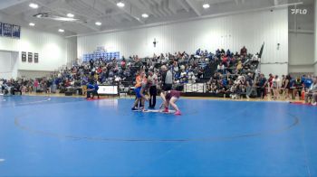 185 lbs Champ. Round 1 - Andrea Dowdy, East Central High School Girls vs Ashanti Nelson, North Pontotoc High School