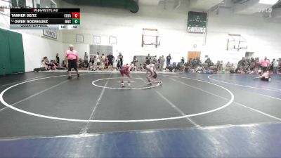 69-75 lbs Quarterfinal - Owen Rodriguez, Molitium Wrestling Club vs Tanner Seitz, Relentless Training Center