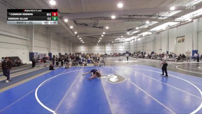 133 lbs Champ. Round 1 - Keegan Allan, Elizabethtown vs Connor Kerwin, Wilkes