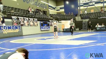 67 lbs 2nd Place - Barrett Homer, Mustang Bronco Wrestling Club vs Karson Atkinson, Husky WC