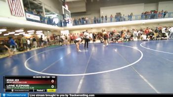 132 lbs Semifinal - Layne Kleimann, Sons Of Atlas Wrestling Club vs Ryan Jex, Bruin Wrestling Club
