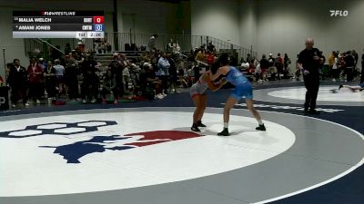 Senior Women Freestyle FS - 55 lbs Champ. Round 2 - Malia Welch, Southern Oregon Regional Training Center vs Amani Jones, Cardinal WC/ Titan Mercury Wrestling Club (TMWC)