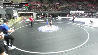 53 lbs Quarters - DeWayne Paul Alonzo, Wright Wrestling Academy vs Christian Cho, So Cal Hammers Wrestling