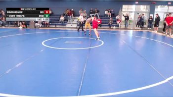 133 lbs Cons. Round 5 - Devin Gomez, Western Colorado University vs Cody Phelps, Wyoming