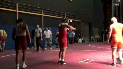 285 lbs Round 2 - Lucas Feuerbach, Solon vs Joel Meier, Clarion-Goldfield-Dows