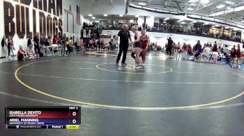 131 lbs Cons. Round 2 - Isabella Devito, Lock Haven University vs Ariel Manning, University Of Mount Union