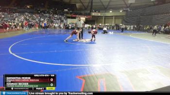 108 lbs Champ. Round 1 - Hannah Becker, Thunder Mountain Wrestling Club vs Samantha Morse, Franklin Pierce Cardinal Wrestling Club