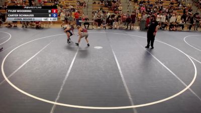 132 lbs Cons. Round 5 - Tyler Woodring, SD vs Carter Schmauss, IA