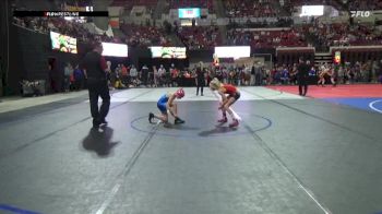 73 lbs Champ. Round 1 - Maybelle Larson, Big Game Wrestling Club MT vs Kirby Kegel, Falls Academy