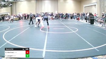 215 lbs Round Of 64 - Derek Martinez, La Mirada HS vs Thor Jongert, South Kona WC