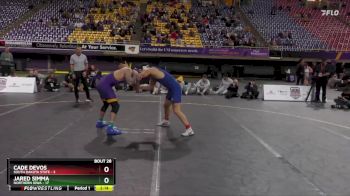 174 lbs Placement Matches (16 Team) - Jared Simma, Northern Iowa vs Cade DeVos, South Dakota State