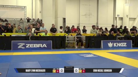 Mary Lynn Niedrauer vs Erin Nicole Johnson 2025 World IBJJF Jiu-Jitsu No-Gi Championship
