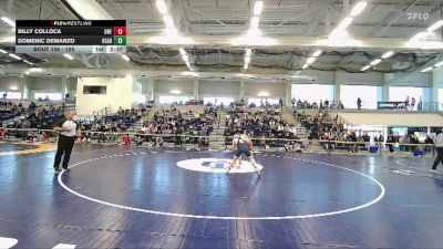 125 lbs Cons. Round 2 - Domenic Demarzo, Kean vs Billy Colloca, Oneonta State