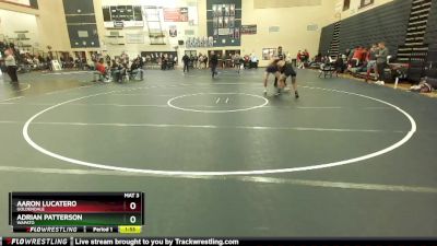 150 lbs Quarterfinal - Adrian Patterson, Wapato vs Aaron Lucatero, Goldendale