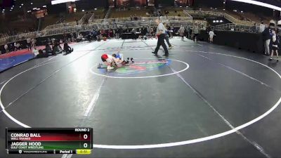 49 lbs Round 2 - Conrad Ball, Well Trained vs Jagger Hood, Gulf Coast Wrestling