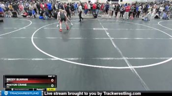 106 lbs Cons. Round 2 - Brody Buhman, IA vs Paxton Crane, MO