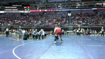 3A-285 lbs Champ. Round 1 - Bryce Stewart, North Scott vs Anthony Snodey, Cedar Rapids Jefferson